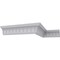 Ekena Millwork 5"H x 3 7/8"P x 6 1/2"F x 94 3/8"L, (2 3/8" Repeat), Scott Crown Moulding MLD05X03X06SC - alternate 5